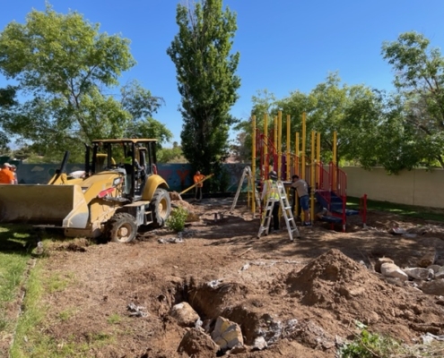 Underground utility vault needing repair