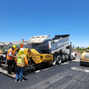 Asphalt Paving on roadway