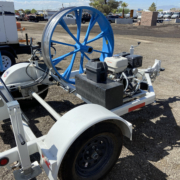 air-blown fiber installation