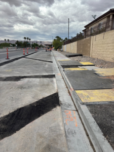 Peace Way and Durango Utility Improvements Project Concrete roadway, sidewalk, and utility improvements along Peace Way and Durango in Clark County, Nevada